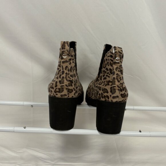 XAppeal Leopard Print Heeled Chelsea Booties - Picture 7 of 7
